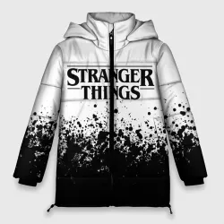 Женская зимняя куртка Oversize Stranger things