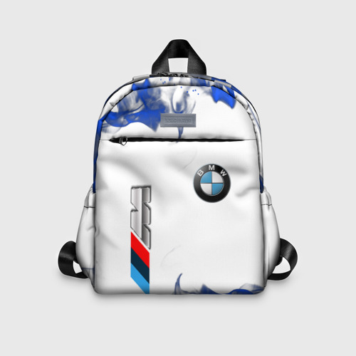 Детский рюкзак 3D с принтом BMW, вид спереди #2
