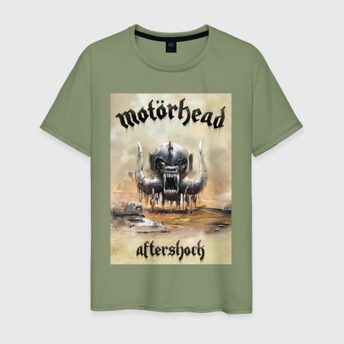 Мужская футболка хлопок Motorhead, цвет авокадо