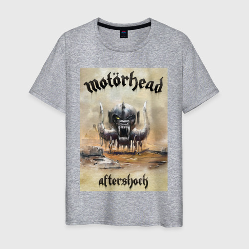 Мужская футболка хлопок Motorhead, цвет меланж