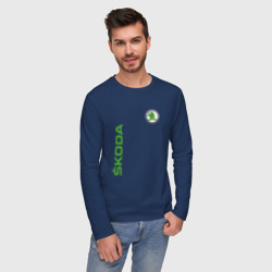 Мужской лонгслив хлопок Skoda - фото 2