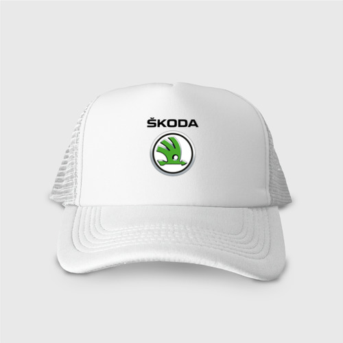 Кепка тракер с сеткой Skoda