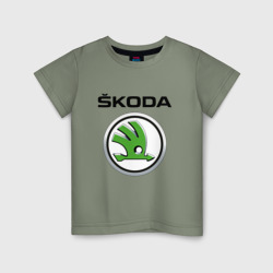 Детская футболка хлопок Skoda