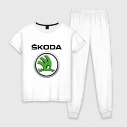 Женская пижама хлопок Skoda