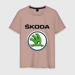 Мужская футболка хлопок Skoda