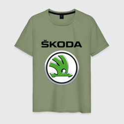 Мужская футболка хлопок Skoda
