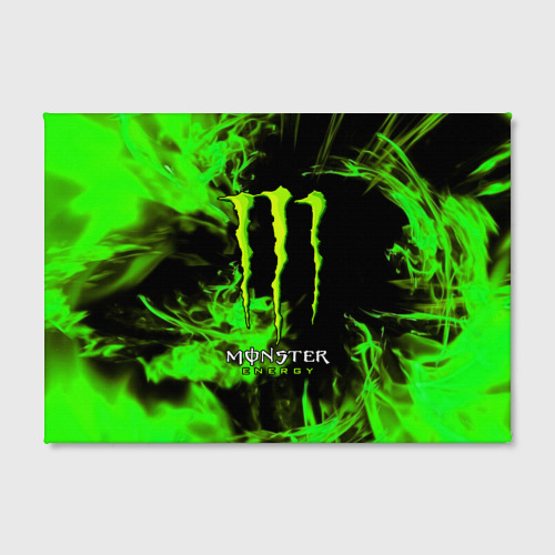 Холст прямоугольный Monster energy, цвет 3D печать - фото 2