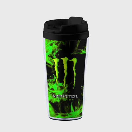 Термокружка-непроливайка Monster energy, цвет черный