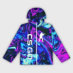 Женская ветровка 3D CS GO neon КС Го неон