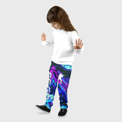 Детские брюки 3D CS GO neon КС Го неон - фото 2
