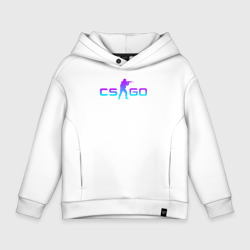 Детское худи Oversize хлопок CS GO neon КС Го неон