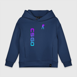 Детское худи Oversize хлопок CS GO neon КС Го неон