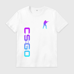 Мужская футболка хлопок CS GO neon КС Го неон