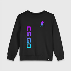 Детский свитшот хлопок CS GO neon КС Го неон