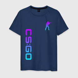 Мужская футболка хлопок CS GO neon КС Го неон
