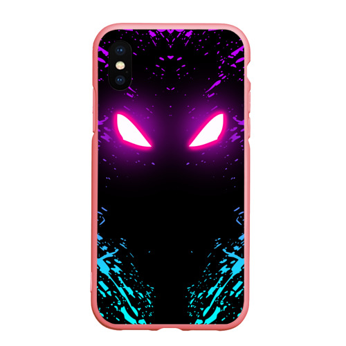 Чехол для iPhone XS Max матовый Fortnite x raven, цвет баблгам