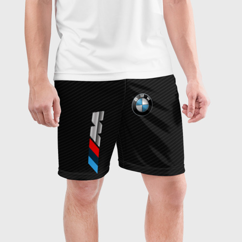Мужские шорты спортивные bmw, цвет 3D печать - фото 3