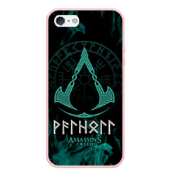 Чехол для iPhone 5/5S матовый Assassin’s Creed Valhalla