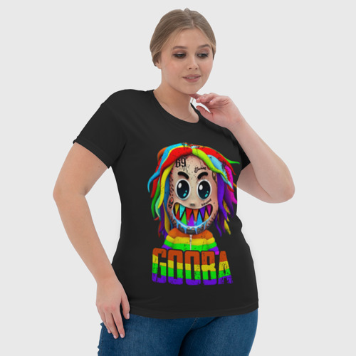 Женская футболка 3D 6IX9INE, цвет 3D печать - фото 6