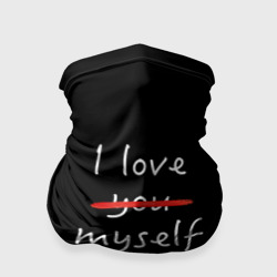 Бандана-труба 3D I Love myself