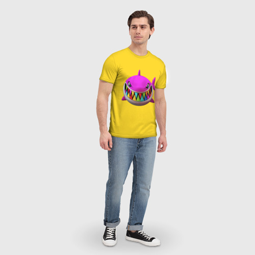 Мужская футболка 3D 6IX9INE (+ спина), цвет 3D печать - фото 5