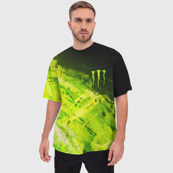 Мужская футболка oversize 3D Monster energy - фото 2