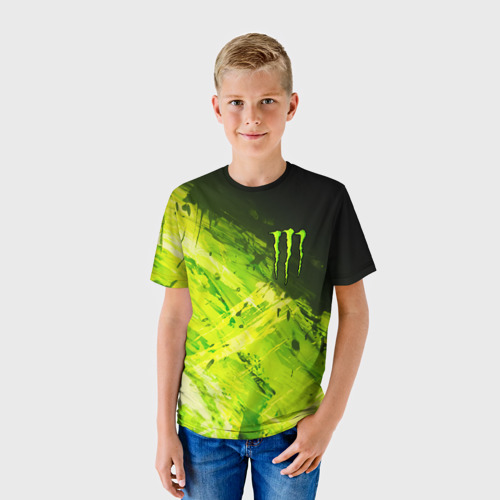 Детская футболка 3D Monster energy, цвет 3D печать - фото 3