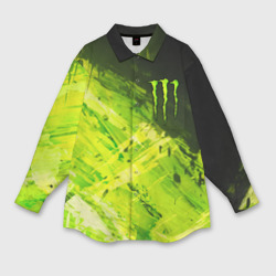 Мужская рубашка oversize 3D Monster energy