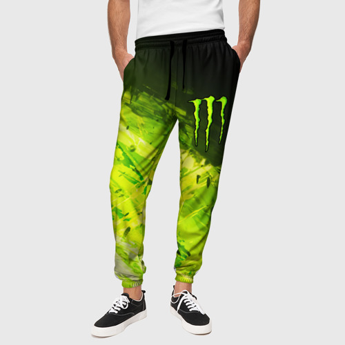 Мужские брюки 3D Monster energy, цвет 3D печать - фото 4