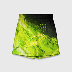 Детские спортивные шорты 3D Monster energy