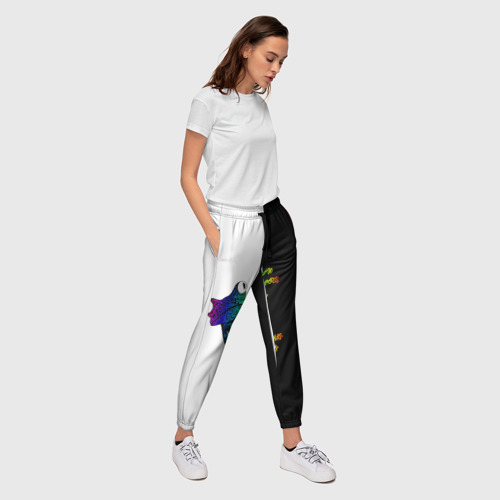 Женские брюки 3D Зверь, цвет 3D печать - фото 5