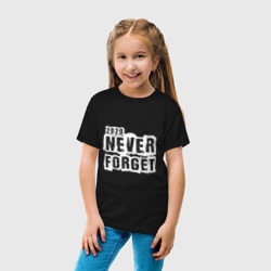 Детская футболка хлопок 2020 Never forget! - фото 2