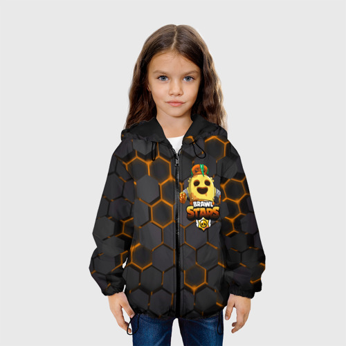 Детская куртка 3D Brawl Stars Robot Spike, цвет черный - фото 4