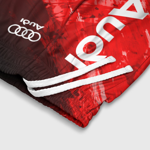 Детские спортивные шорты 3D Audi Ауди, цвет 3D печать - фото 6