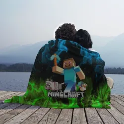 Плед 3D Minecraft Майнкрафт - фото 2