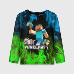 Детский лонгслив 3D Minecraft Майнкрафт