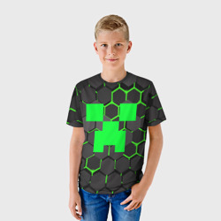 Детская футболка 3D Minecraft Creeper Крипер - фото 2