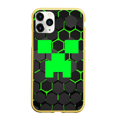 Чехол для iPhone 11 Pro Max матовый MINECRAFT CREEPER Фото 01 Чехол для iPhone 11 Pro Max матовый MINECRAFT CREEPER Фото 01