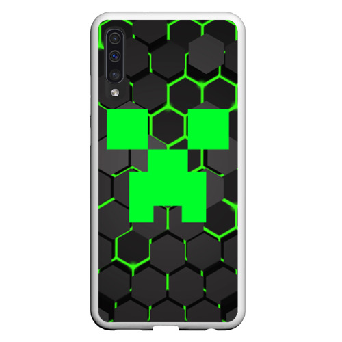 Чехол для Samsung A50 MINECRAFT CREEPER Фото 01 Чехол для Samsung A50 MINECRAFT CREEPER Фото 01