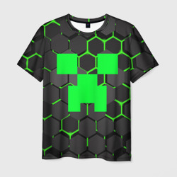 Мужская футболка 3D Minecraft Creeper Крипер