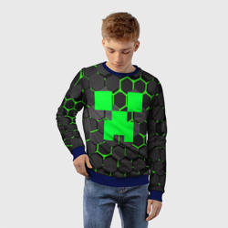 Детский свитшот 3D Minecraft Creeper Крипер - фото 2