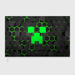 Флаг 3D Minecraft Creeper Крипер