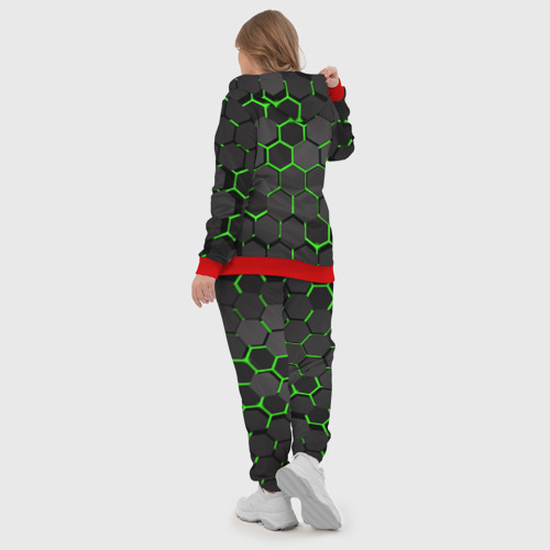 Женский костюм 3D Minecraft Creeper Крипер, цвет красный - фото 6