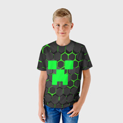 Детская футболка 3D Minecraft Creeper Крипер - фото 2