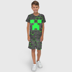 Детский костюм с шортами 3D Minecraft Creeper Крипер - фото 2