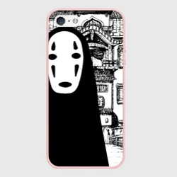 Чехол для iPhone 5/5S матовый No-Face Spirited Away Ghibli