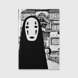 Обложка для паспорта матовая кожа No-Face Spirited Away Ghibli