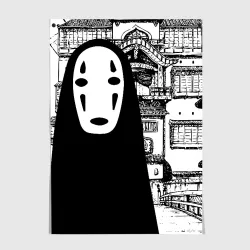 Постер No-Face Spirited Away Ghibli
