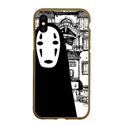 Чехол для iPhone XS Max матовый No-Face Spirited Away Ghibli