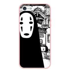 Чехол для iPhone 5/5S матовый No-Face Spirited Away Ghibli